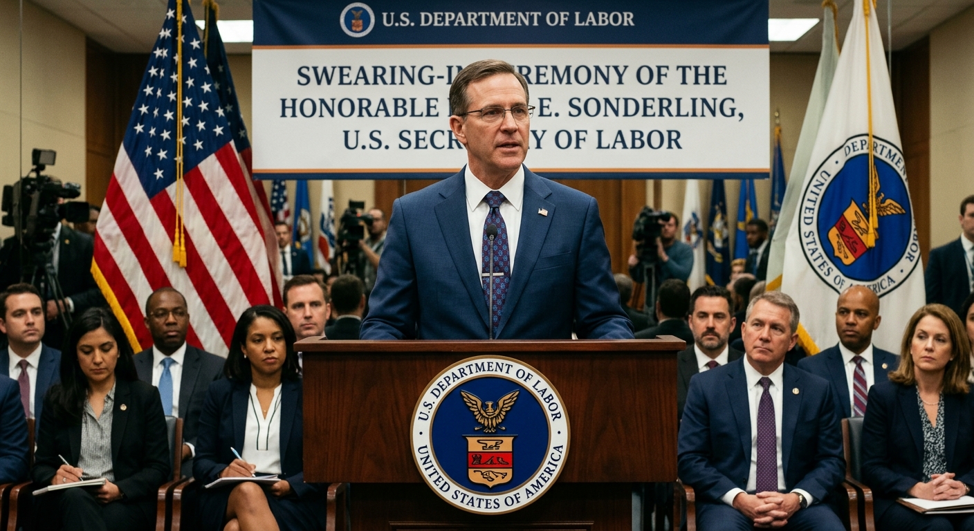 Trump Announces Sonderling as His New Choice for Labor Secretary!