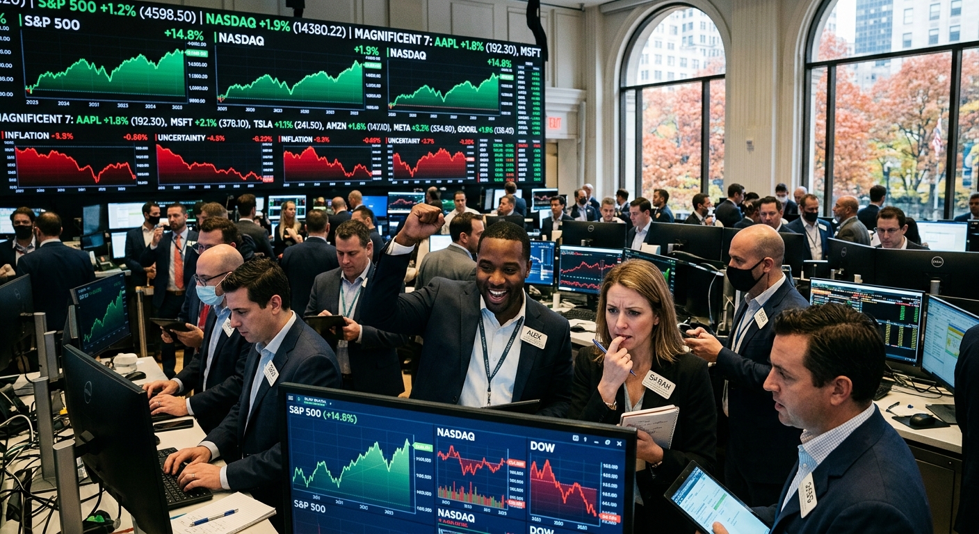 "Stock Markets Soar to New Heights: Unpacking Investor Unease Amidst Impressive Index Gains"