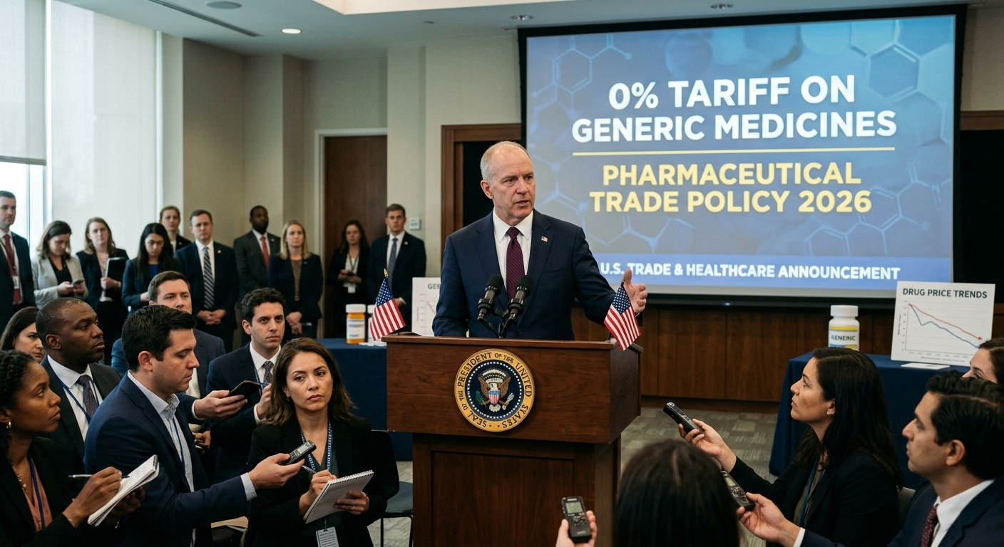 Trump Unveils Temporary 0% Tariff on Generic Medicines for Two Years – A Shocking 200% Increase Awaits Afterward!