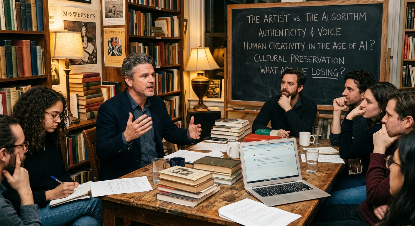 Dave Eggers Warns OpenAI Team: ChatGPT is Silencing a Whole Generation