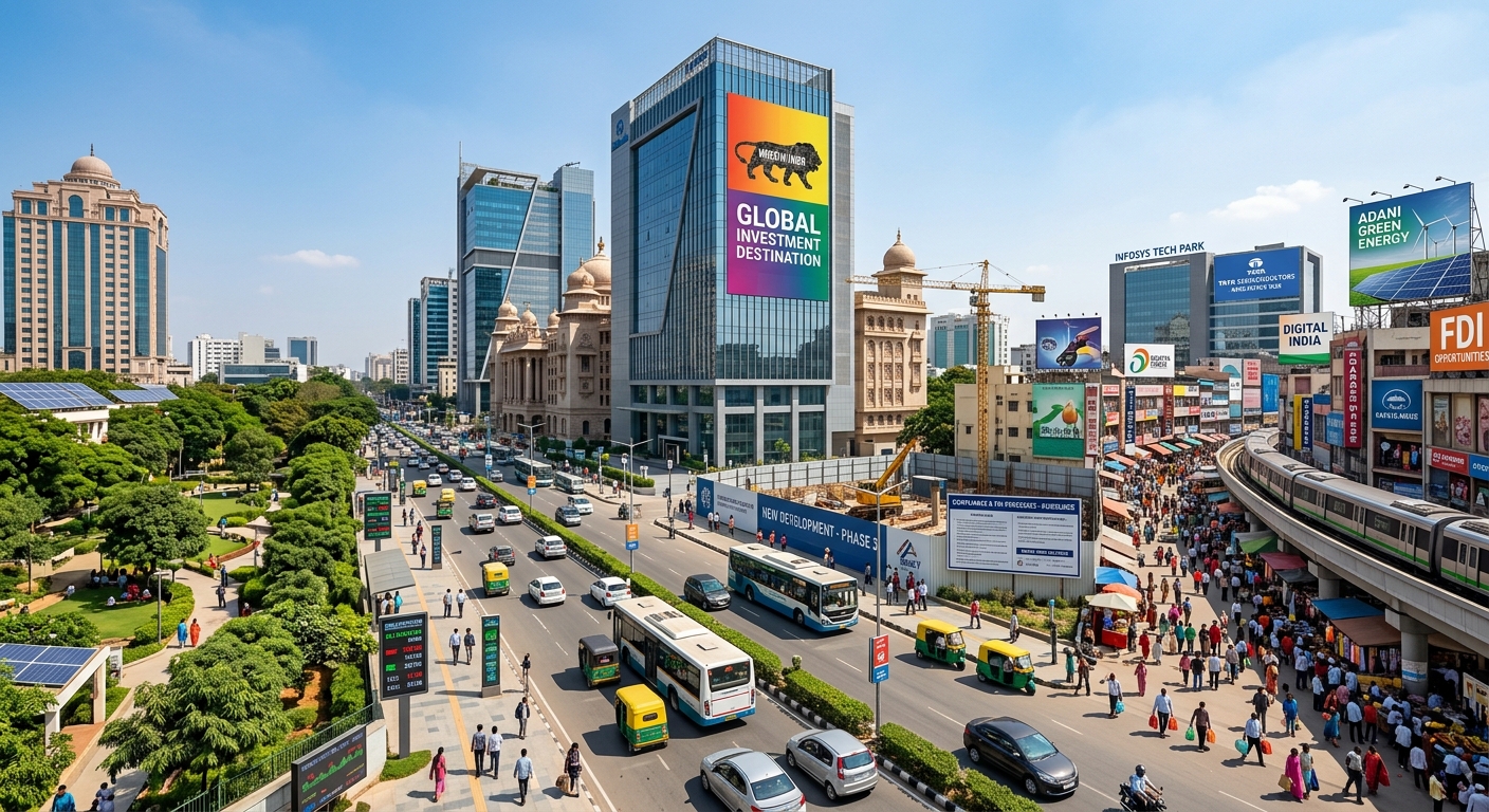 India Soars Two Spots in Global FDI Inflow Rankings!